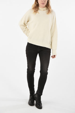 Stretch Wool Crew Neck Sweather