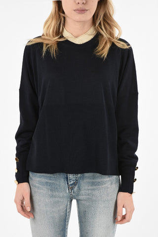 Virgin Wool and Silk Sweater