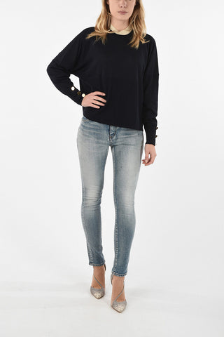 Virgin Wool and Silk Sweater