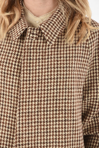 Houndsthoot Single Breasted Coat