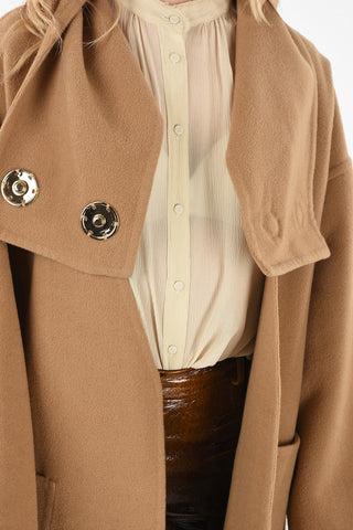 Cashmere and Wool Trench
