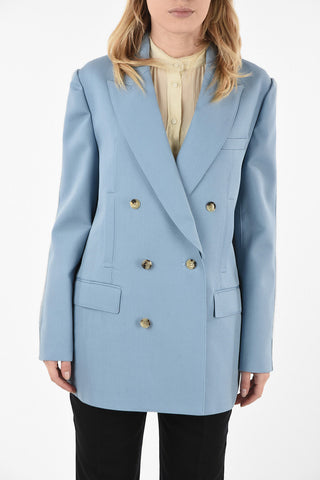 Blazer with Knitted Sleeves