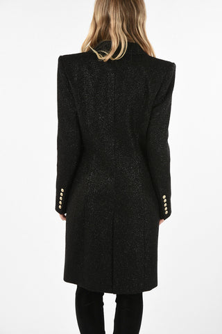 Wool Glittered Coat