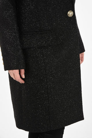 Wool Glittered Coat