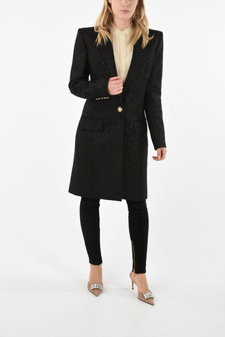 Wool Glittered Coat