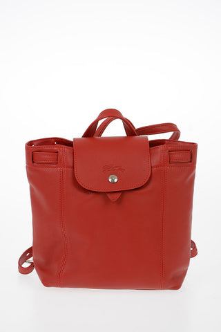 Leather Backpack With Drawstring