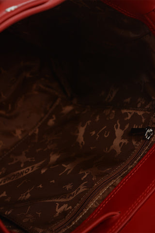 Leather Backpack With Drawstring
