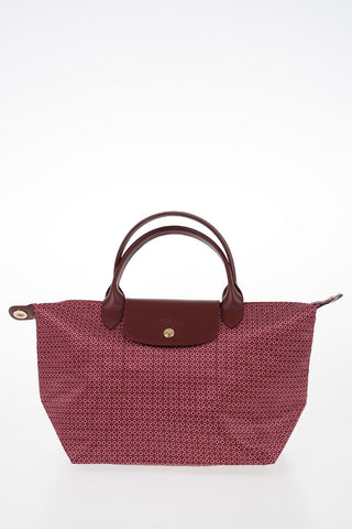 Printed Fabric Tote Bag With Removable Shoulder Strap