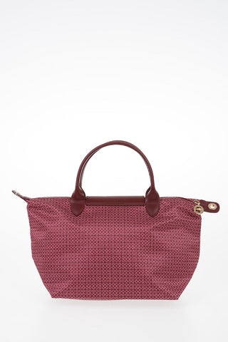 Printed Fabric Tote Bag With Removable Shoulder Strap