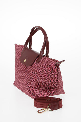 Printed Fabric Tote Bag With Removable Shoulder Strap