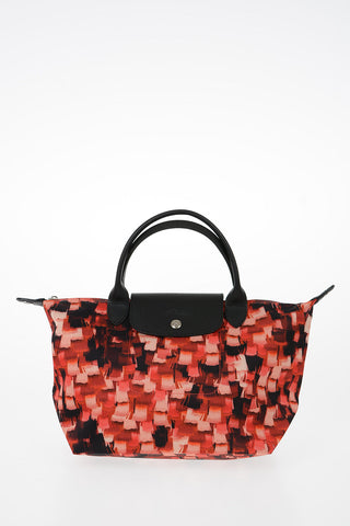 Printed Fabric Tote Bag With Removable Shoulder Strap