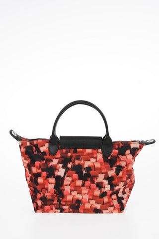 Printed Fabric Tote Bag With Removable Shoulder Strap