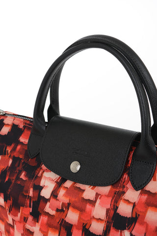 Printed Fabric Tote Bag With Removable Shoulder Strap
