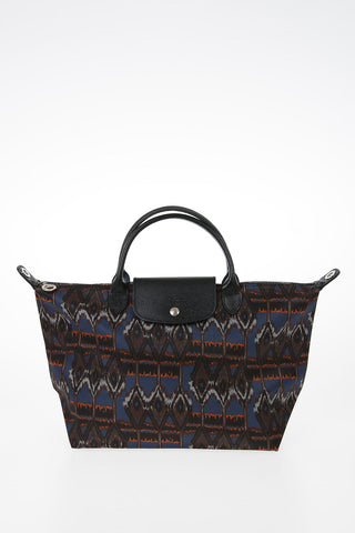 Printed Fabric Tote Bag With Removable Shoulder Strap