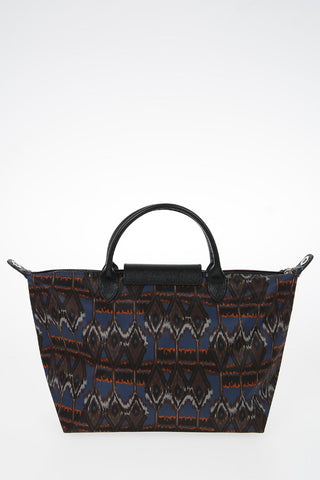 Printed Fabric Tote Bag With Removable Shoulder Strap