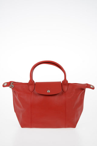 Leather LE PIAGE Tote Bag with Removable Shoulder Strap