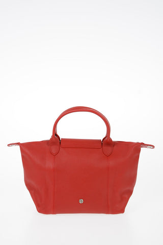 Leather LE PIAGE Tote Bag with Removable Shoulder Strap