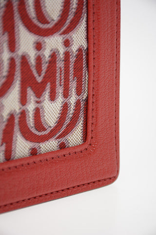 Fabric and Leather Embroidered Hand Bag