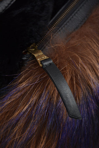 Fox and Lapin Pelted Bag