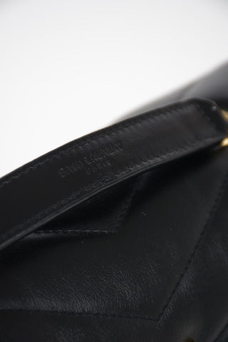 Leather Shoulder Bag with Chain