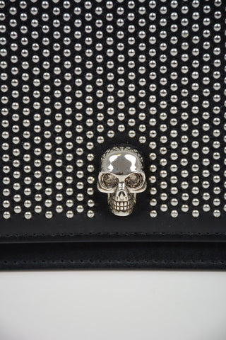 Leather Pochette with Chain