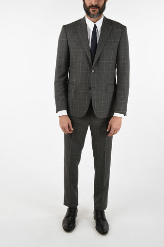 CC COLLECTION side vent glenurquhart drop 7R 2-button RIGHT suit