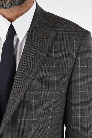 CC COLLECTION side vent glenurquhart drop 7R 2-button RIGHT suit