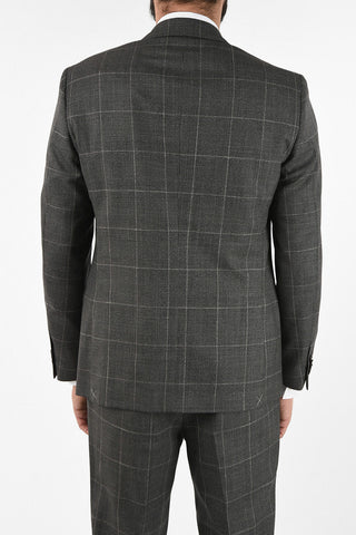 CC COLLECTION side vent glenurquhart drop 7R 2-button RIGHT suit