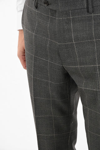 CC COLLECTION side vent glenurquhart drop 7R 2-button RIGHT suit