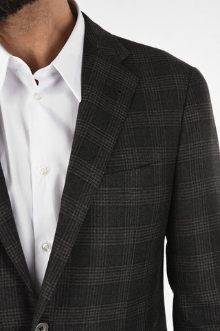 district check drop 6R side vent 2-button GATE blazer