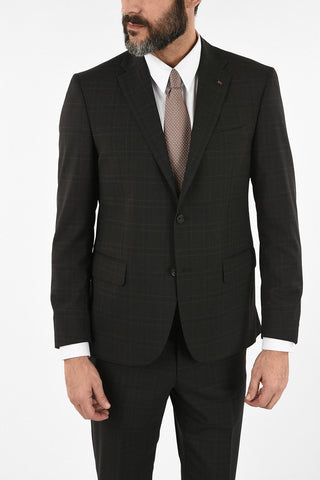 CC COLLECTION side vent check drop 7R 2-button RIGHT suit