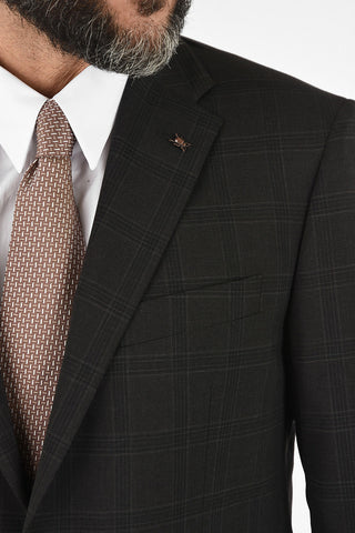CC COLLECTION side vent check drop 7R 2-button RIGHT suit