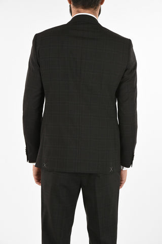 CC COLLECTION side vent check drop 7R 2-button RIGHT suit