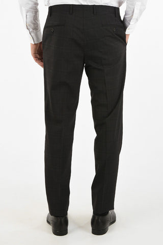 CC COLLECTION side vent check drop 7R 2-button RIGHT suit