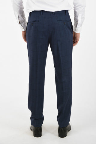 CC COLLECTION side vent windowpane check drop 7R 2-button RIGHT suit