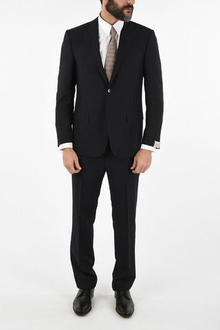 side vent tone-on-tone pinstriped drop 6R 2-button MANTUA suit