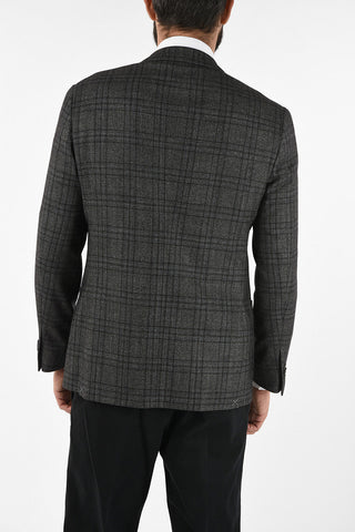 check drop 6R side vent patch pocket 2-button GATE blazer