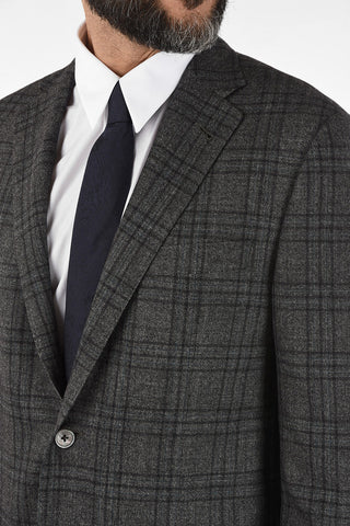 check drop 6R side vent patch pocket 2-button GATE blazer