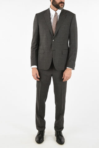 CC COLLECTION side vent glenurquhart drop 7R 2-button RIGHT suit