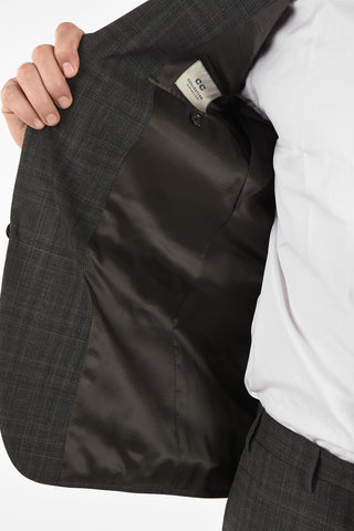 CC COLLECTION side vent glenurquhart drop 7R 2-button RIGHT suit