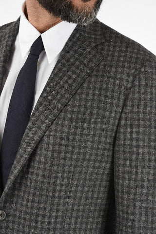 gun club check drop 6R side vent patch pocket 2-button GATE blazer