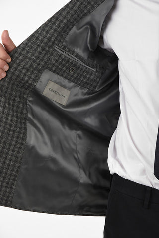 gun club check drop 6R side vent patch pocket 2-button GATE blazer