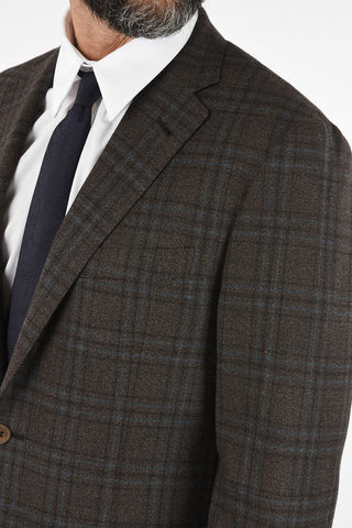 check drop 6R side vent 2-button GATE blazer