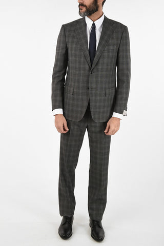 drop 6R side vent patch pocket tartan 2-button MANTUA Suit