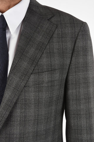 drop 6R side vent patch pocket tartan 2-button MANTUA Suit
