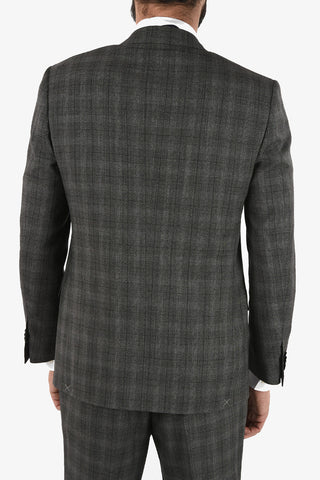 drop 6R side vent patch pocket tartan 2-button MANTUA Suit