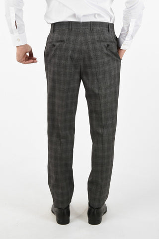 drop 6R side vent patch pocket tartan 2-button MANTUA Suit