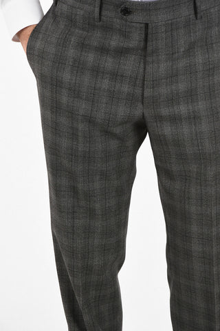 drop 6R side vent patch pocket tartan 2-button MANTUA Suit