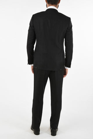 side vent Tone-on-tone check drop 6R 2-button MANTUA suit