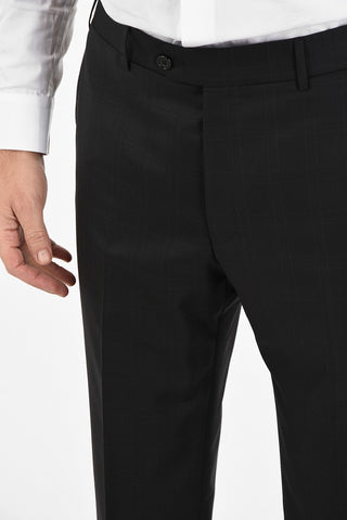 side vent Tone-on-tone check drop 6R 2-button MANTUA suit